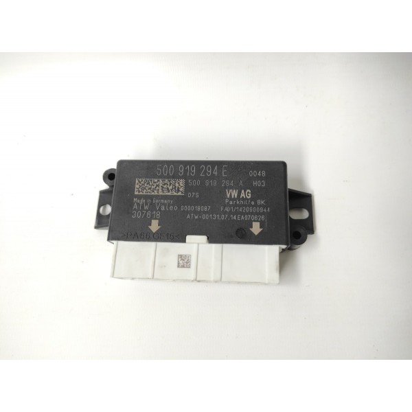 Módulo Sensor Estacionamento 5q0919294 Vw Golf Tsi 2012 2018 Preto