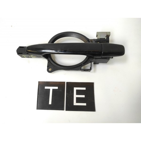 Maçaneta Externa Traseira Esquerda Mitsubishi Lancer 07 /17 Preto