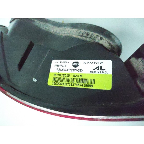 Lanterna Lateral Direita Siena 2008 A 2012 Original Vermelho