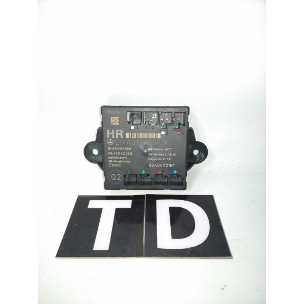Modulo Porta Traseiro Direito C180 C200 W204 07 14  Preto