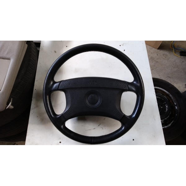 Volante Original Completo Bmw E36 Couro Em Bom Estado
