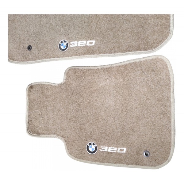 Par Tapetes Dianteiros Bmw 320 E90 2006 2012 Creme