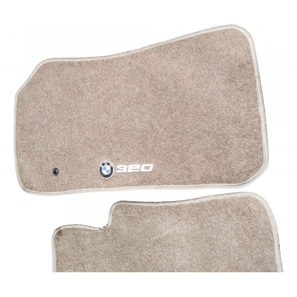 Par Tapetes Dianteiros Bmw 320 E90 2006 2012 Creme