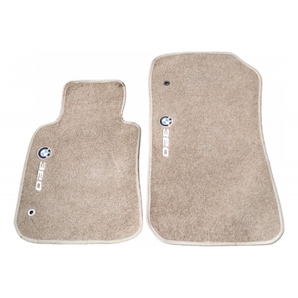 Par Tapetes Dianteiros Bmw 320 E90 2006 2012 Creme