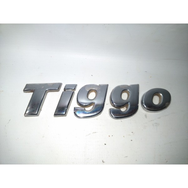 Emblema  Tiggo  Tampa Traseiro Chery Tiggo 2006 2015