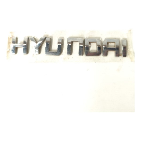 Emblema Hyundai Tampa Traseira Hyundai Santa Fé 2009 Cromado