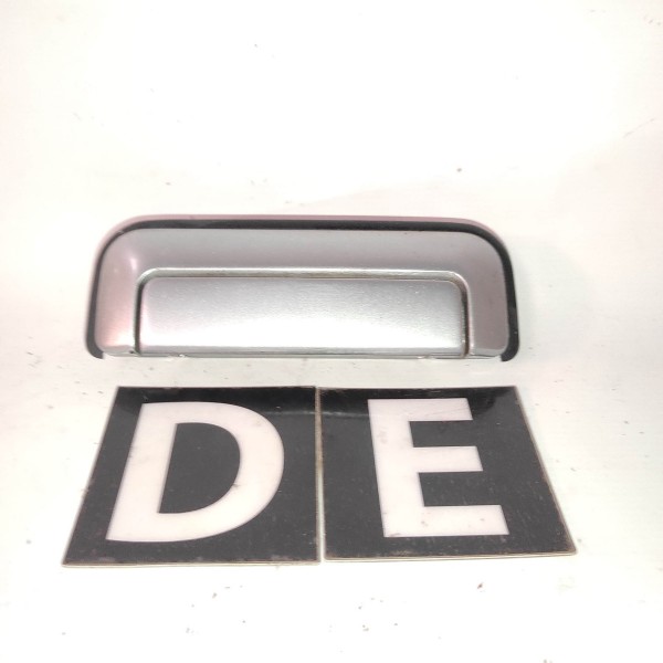Maçaneta Externa Dianteira Esquerda Pajero Sport 2005 2011 Prateado Dianteira