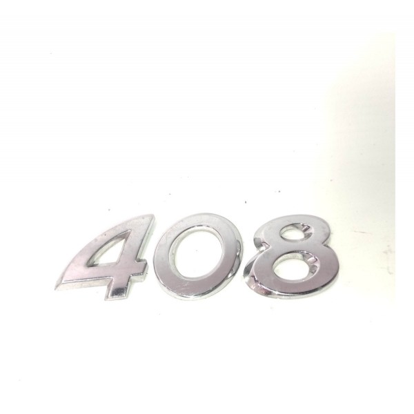 Emblema  408  Tampa Traseira Peugeot 408