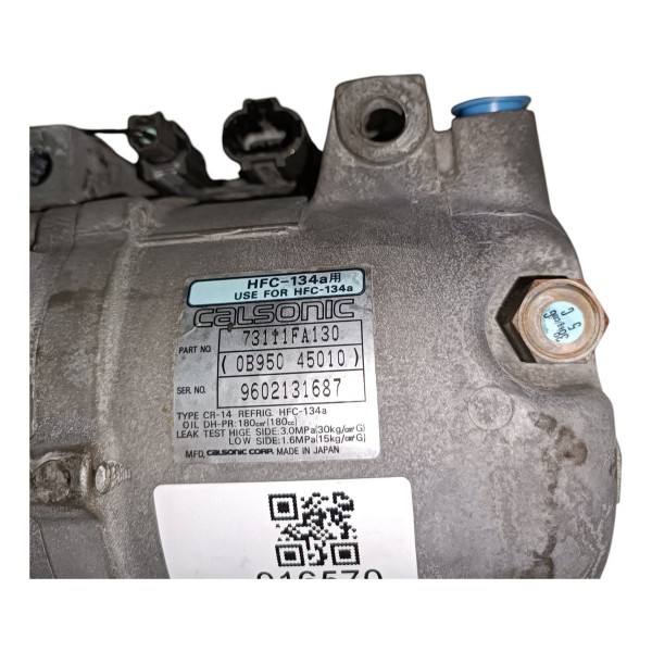 Compressor Ar Condicionado 73111fa130 Subaru Impreza 1996