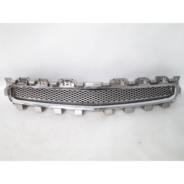 Grade Parachoque Dianteiro Gm Malibu 2008 - 2012 Cinza Cromado