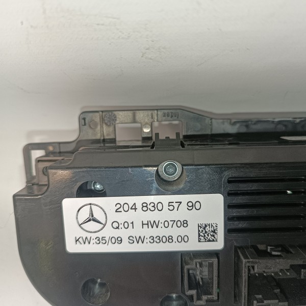 Comando Ar Condicionado Mercedes C180 C200 07/14 Detalhe