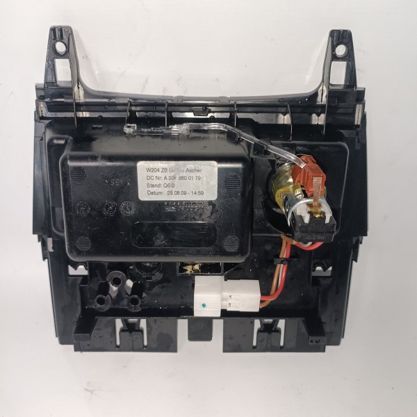 Porta Objetos Console Central Tomada 12v Mercedes C200 07 14