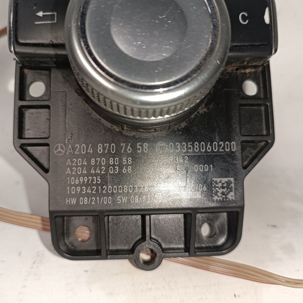 Botao Navegação Multimidia Mercedes C180 C200 07 13