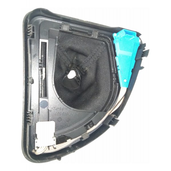 Moldura Coifa Seletora Bmw 118 E87 2004 2011   Preto Liso