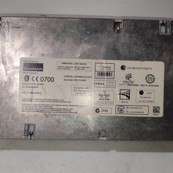 Módulo Bluetooth Bmw X5 E70 2007 2012