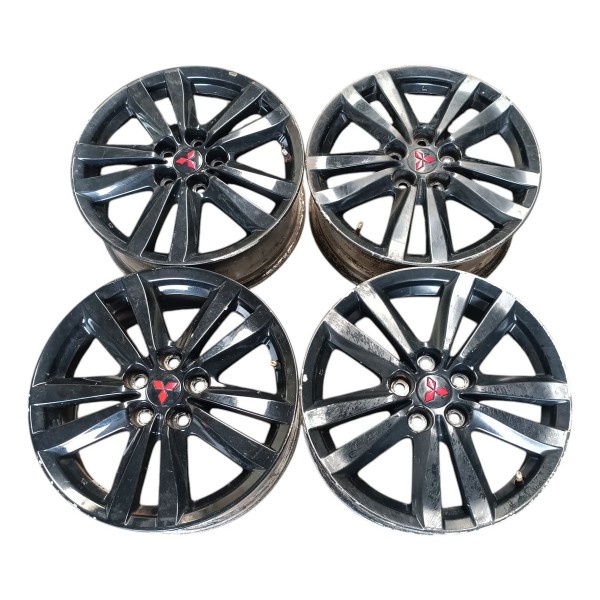 Jogo Rodas 5x114 17x6,5j Mitsubishi Asx 2010 2022