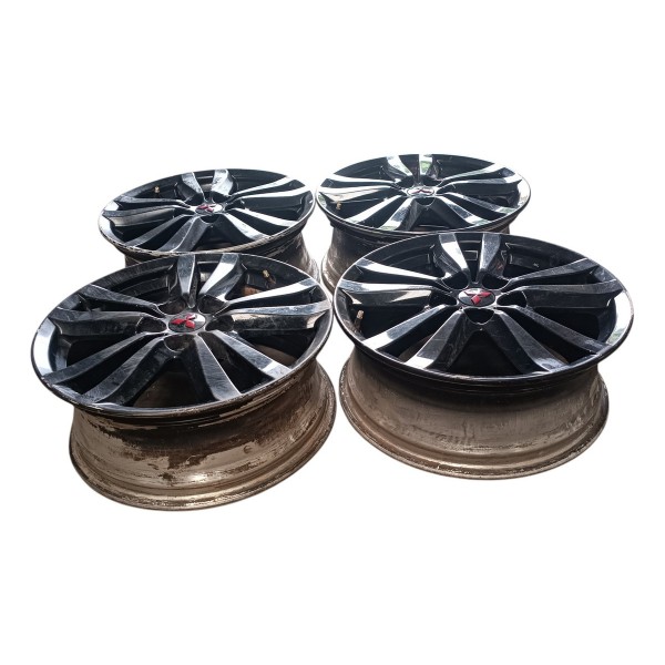 Jogo Rodas 5x114 17x6,5j Mitsubishi Asx 2010 2022