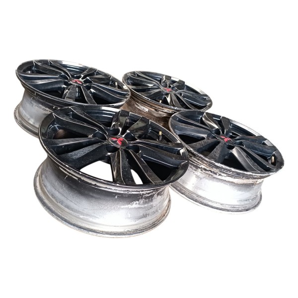 Jogo Rodas 5x114 17x6,5j Mitsubishi Asx 2010 2022