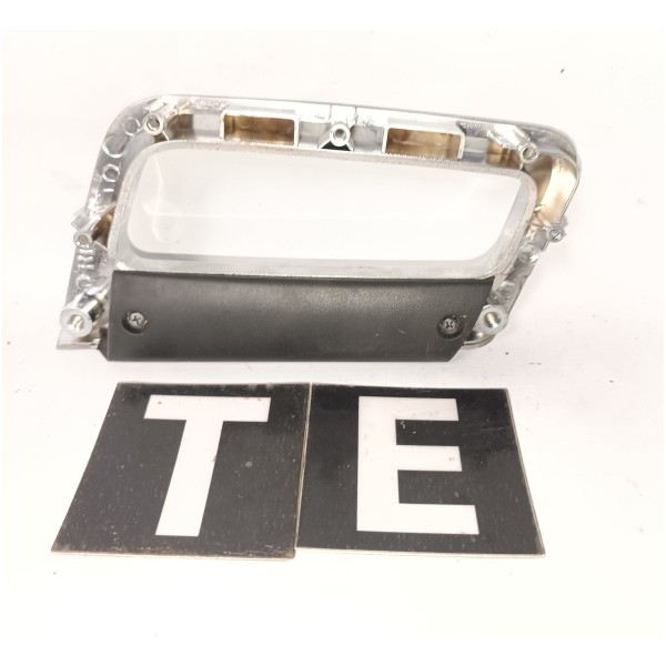 Moldura Macaneta Interna Traseira Esquerda Captiva 2006 2018 Prateado Traseira