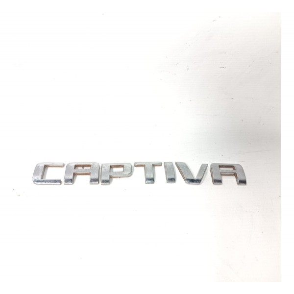 Emblema  Captiva  Tampa Traseira Chevrolet Captiva 2006 2018