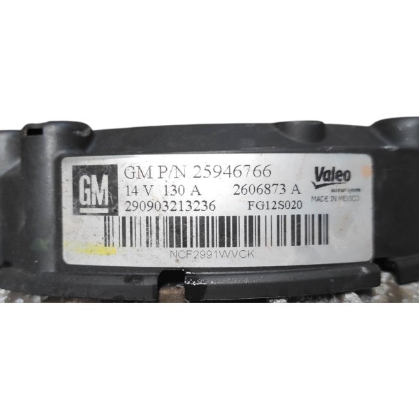 Alternador Valeo 14v 130a Chevrolet Captiva 2006 2018
