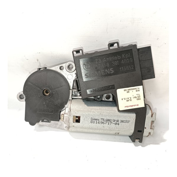 Motor Teto Solar 8381480 Bmw X5 E53 2000 2006