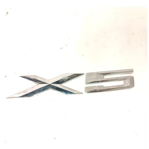 Emblema X5 Tampa Traseira Bmw X5 E53 2000 2006