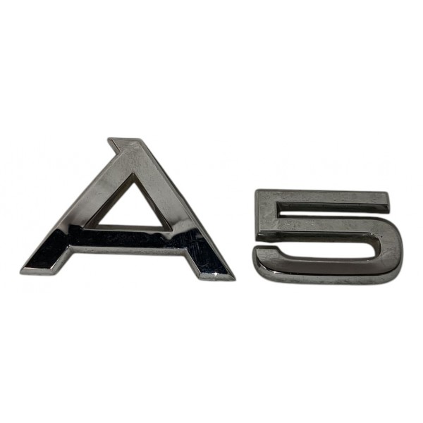 Emblema Cromado  A5  Tampa Traseira Audi A5 2010 2017