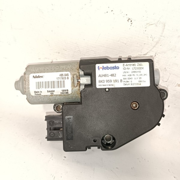 Motor Teto Solar 8k0959591b Audi A5 2010 2017