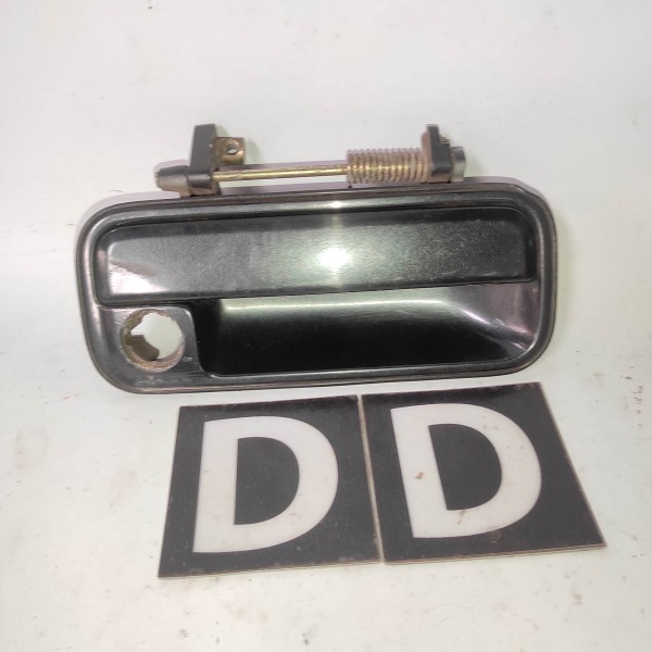 Maçaneta Externa Dianteira Direita Honda Accord Cb7 91 96 Preto Dianteira