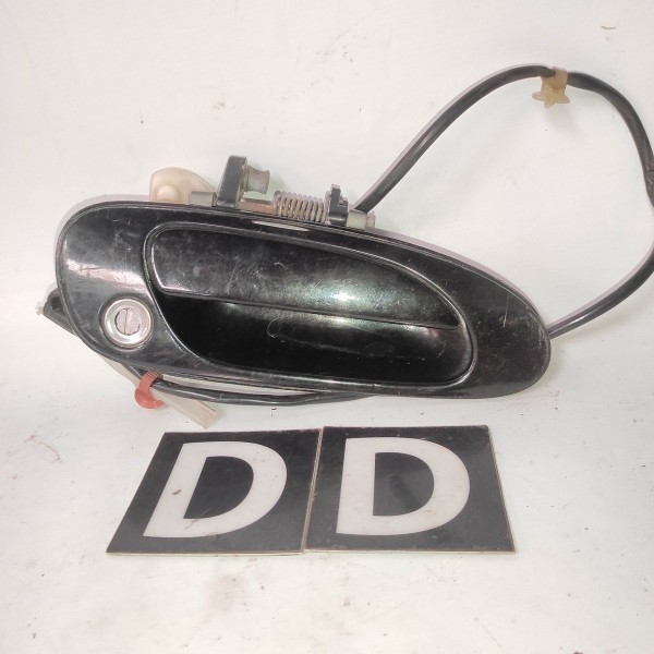 Macaneta Externa Dianteira Direita Honda Accord Cd5 1993 97 Preto Dianteira