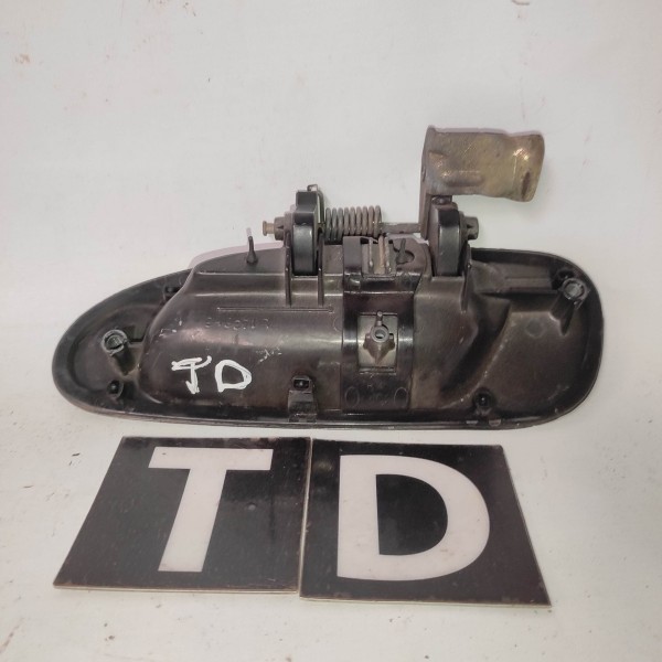 Maçaneta Externa Traseira Direita Honda Accord Cd5 1993 1997 Preto Traseira