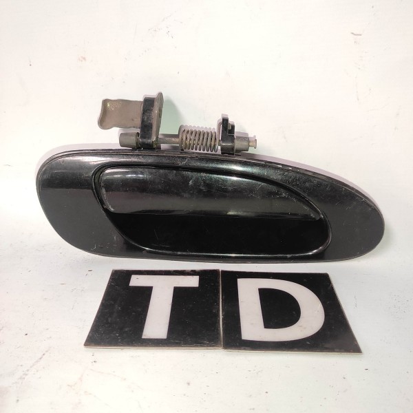 Maçaneta Externa Traseira Direita Honda Accord Cd5 1993 1997 Preto Traseira