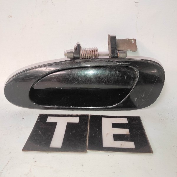 Macaneta Externa Traseira Esquerda Honda Accord Cd5 93 97 Preto Traseira