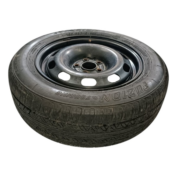 Roda Ferro 5x100 Com Pneu Volkswagen Fox Polo Golf Bora A3