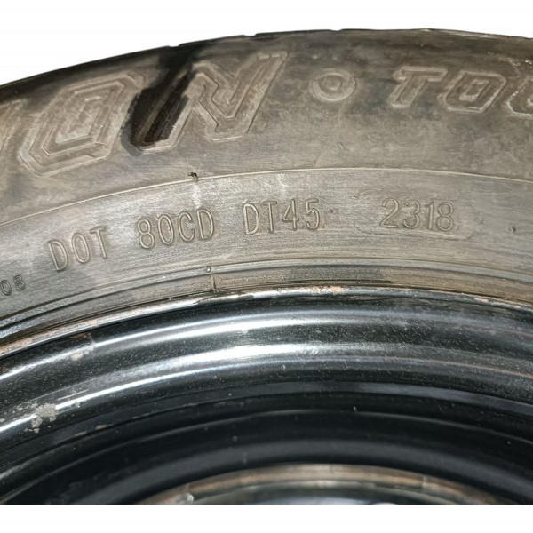 Roda Ferro 5x100 Com Pneu Volkswagen Fox Polo Golf Bora A3