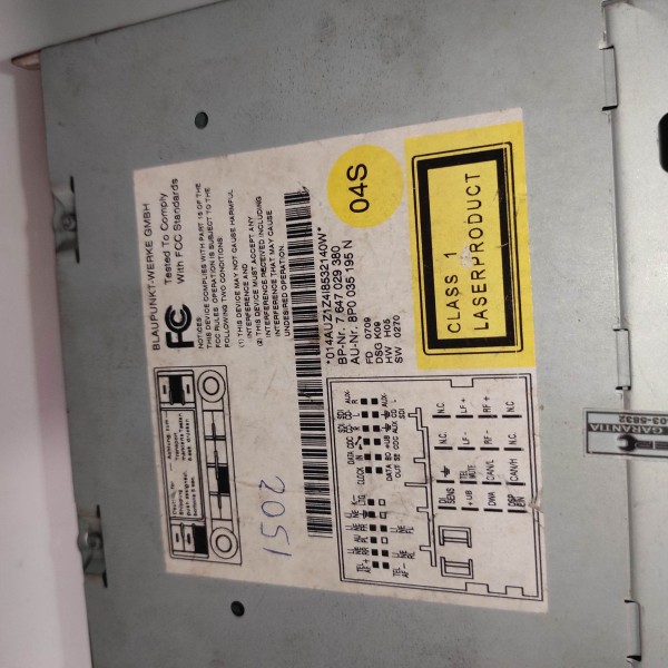 Radio Original 8p0035195n Audi A3 2007 2012