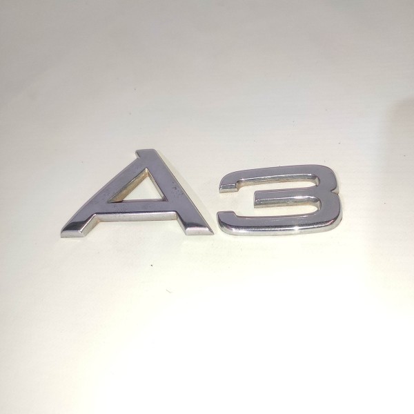 Emblema  A3  Tampa Traseira Audi A3 1997 2005