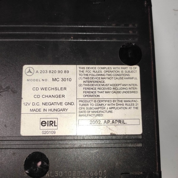 Disqueteira A2038209089 Mercedes Clk320 2003 2009