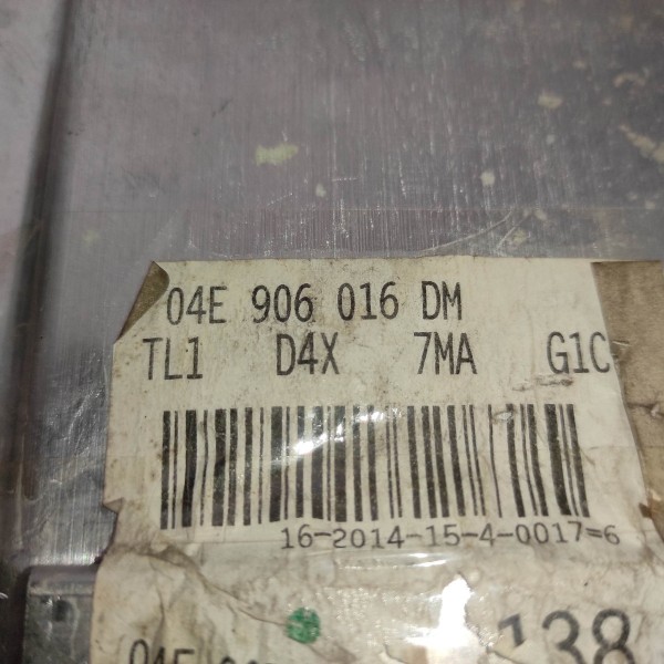 Kit Code Injeção 04e906016dm Audi A3 1.4 Tfsi 2014