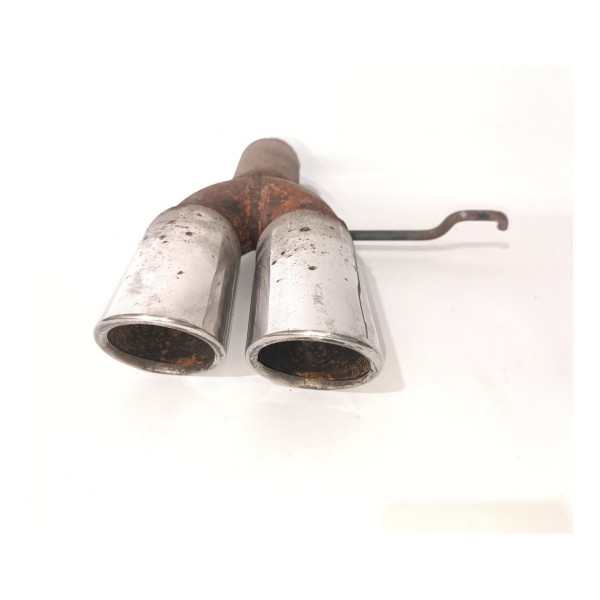 Ponteira Escapamento Dupla Chanfrada Universal