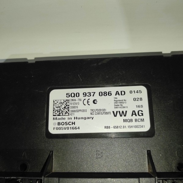 Kit Code Injeção Keyless Volkswagen Golf Tsi 2015 04e907309