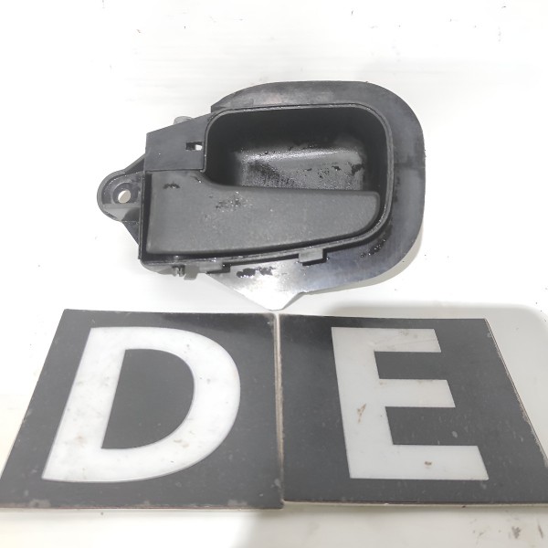 Macaneta Interna Dianteira Esquerda Bmw 318 323 325 328 E36 Preto Dianteira