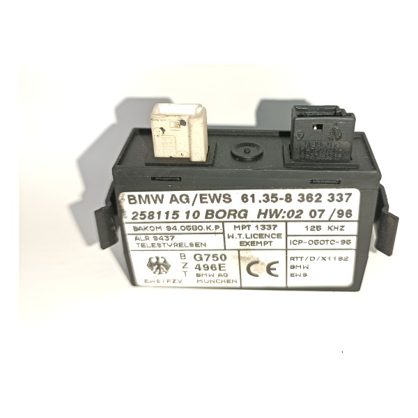 Modulo Imobilizador Bmw 318 323 325 328 1992 1997 8362337
