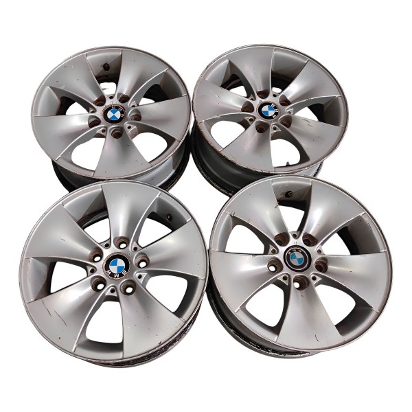 Jogo Rodas Bmw 320 E90 5x120 7jx16 H2 2005 2013