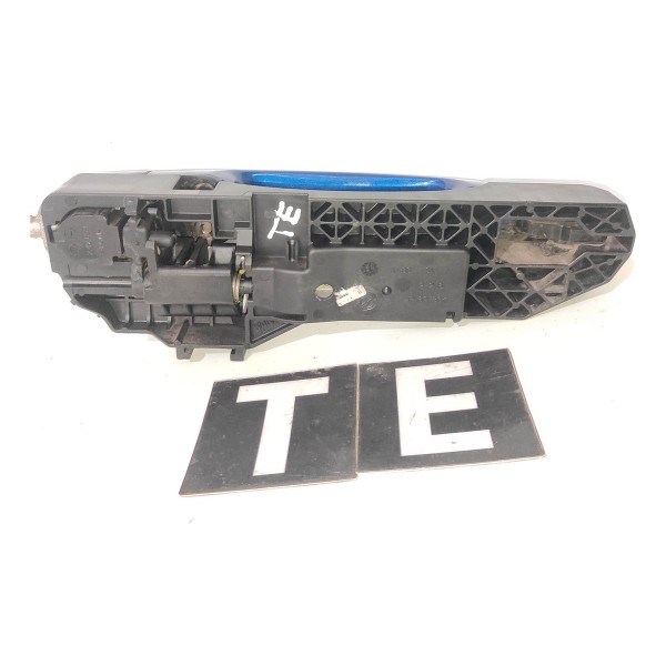 Macaneta Externa Traseira Esquerda Fiat Bravo 2011 2016 Azul