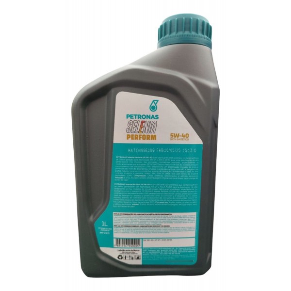 Oleo Motor Petronas Selenia Perform 5w40 Api Sp 1l