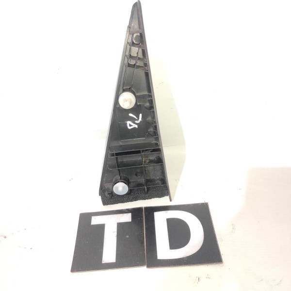 Moldura Porta Traseira Direita Chevrolet Captiva 2006 2018 Preto