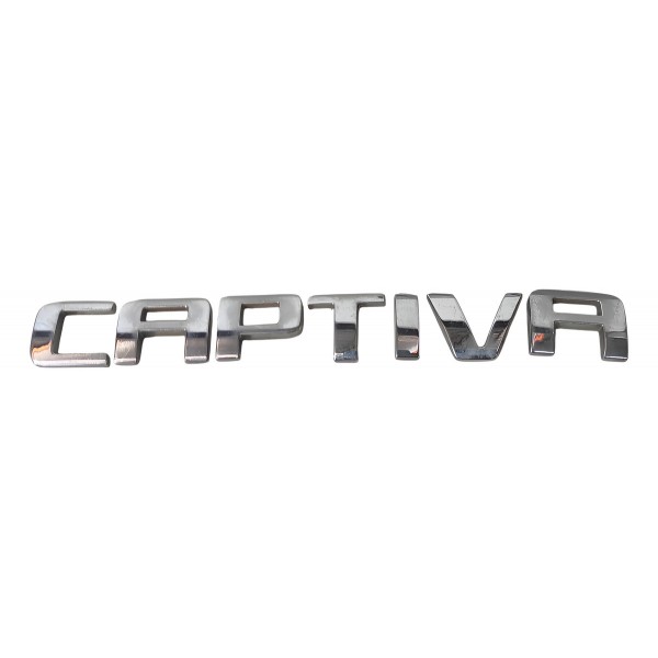 Emblema Captiva Tampa Traseira Chevrolet Captiva 2006 2018