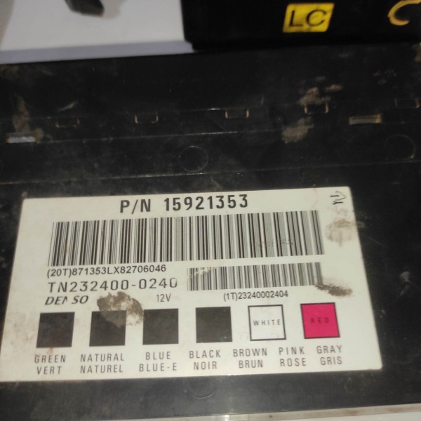 Kit Code Injeção Chevrolet Captiva 3.6 V6 Awd 08 11 12607096